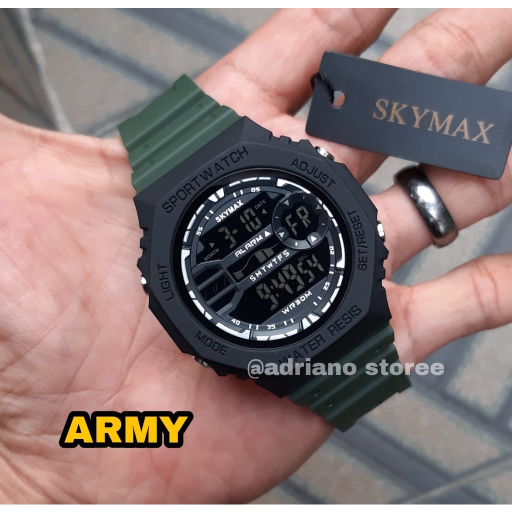 jam tangan Skymax Original terbaru sport anti air