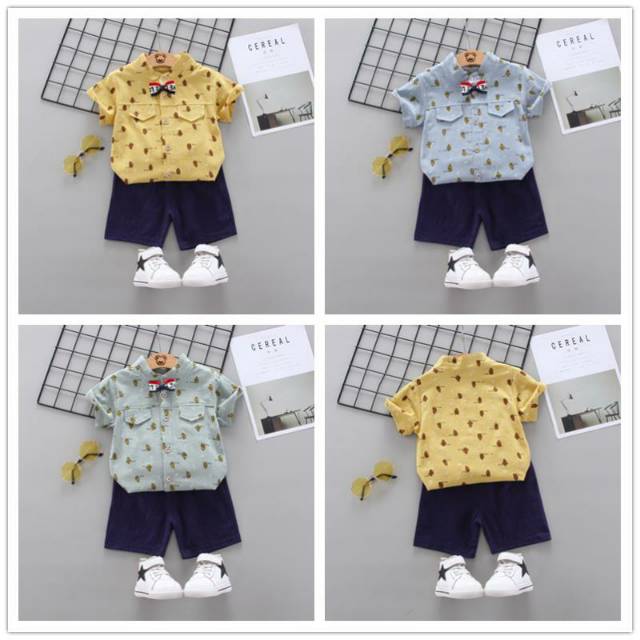 Set Kemeja Import Anak kemeja Anak Original Import