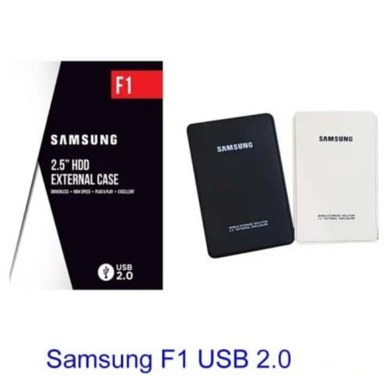 Casing harddisk external case hdd 2.5&quot; USB 2.0 Samsung F1 Enclosure hdd laptop