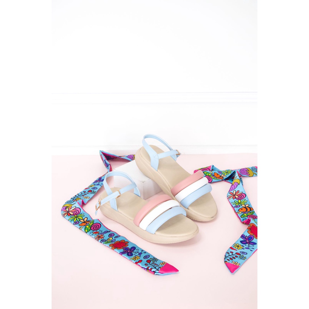 Bluebells Sandal Tali Wanita Slip On 3cm -Bress-1