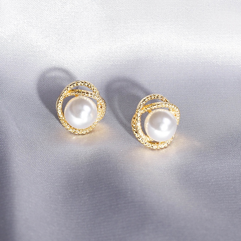 Anting Tusuk Sterling Silver 925 Dengan Mutiara Warna Permen Untuk Wanita