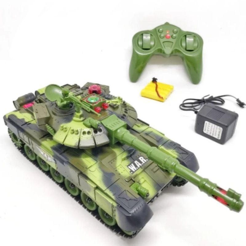 Mainan Rc War Tank / Remote Control Tank Baja