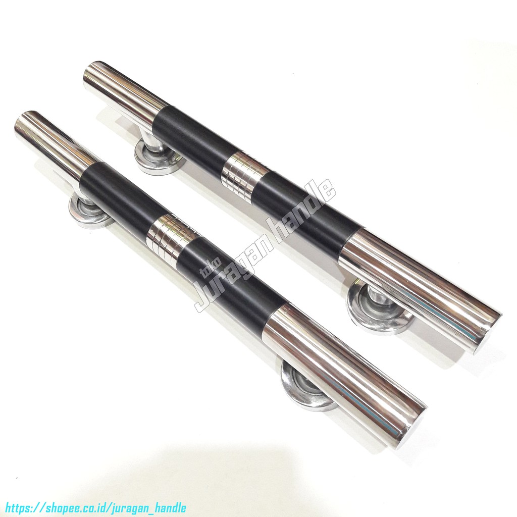 handle pintu rumah 33 cm warna hitam gagang pintu minimalis stainless tarikan pintu rumah mewah awet