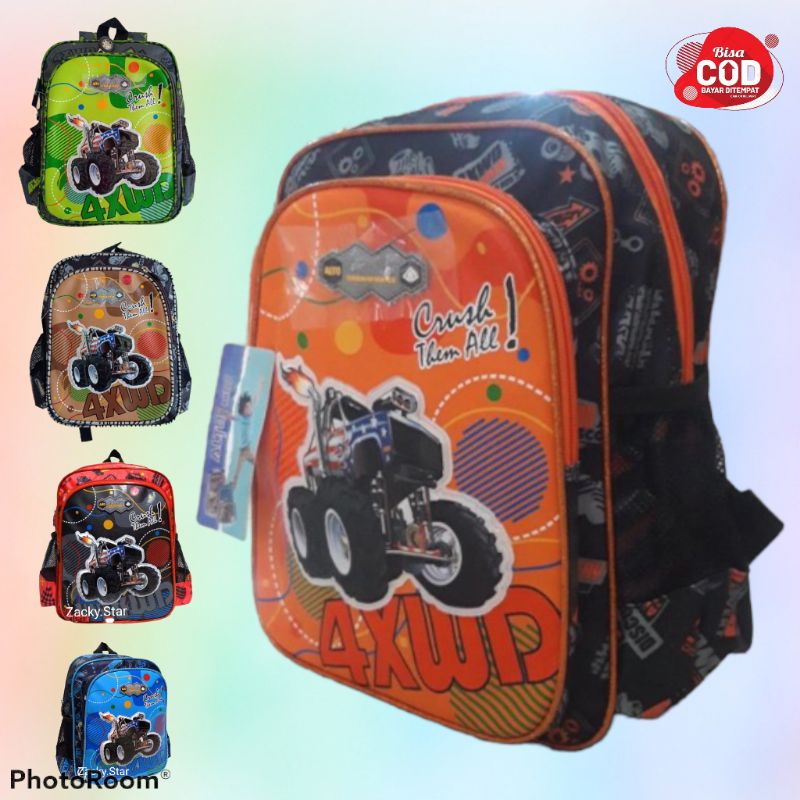 Tas ransel anak laki laki TK bahan polister tebal bagus original Alto