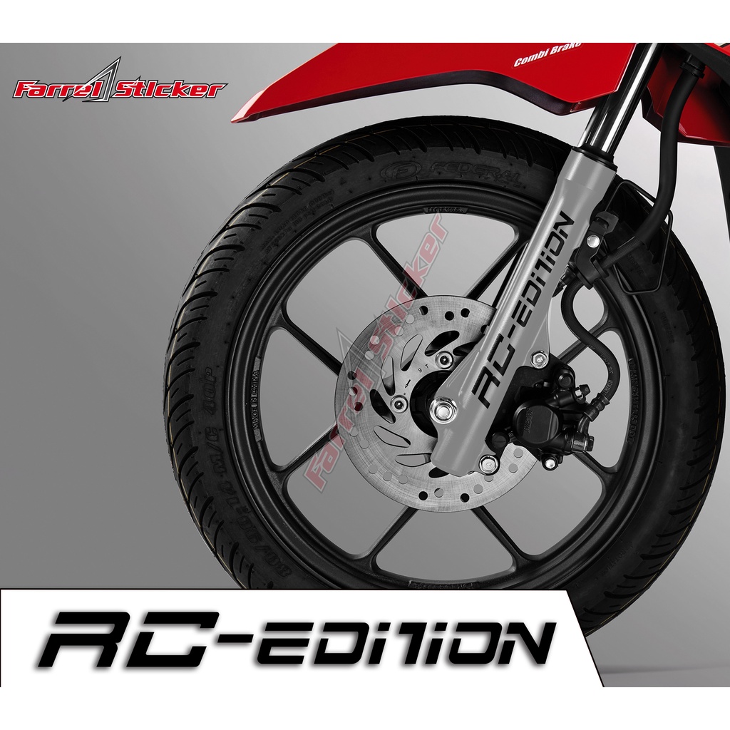 STICKER CUTTING STIKER SHOCK BOTTOM RC EDITION