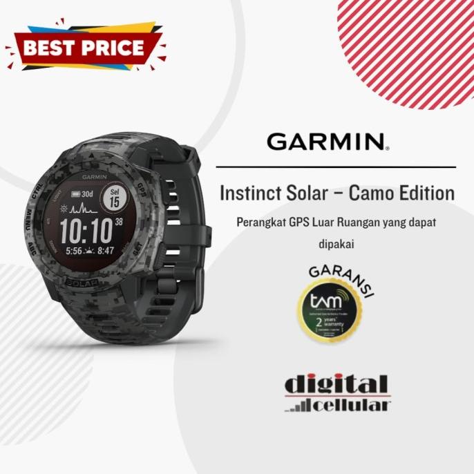 Garmin Instinct Solar Camo Edition Resmi