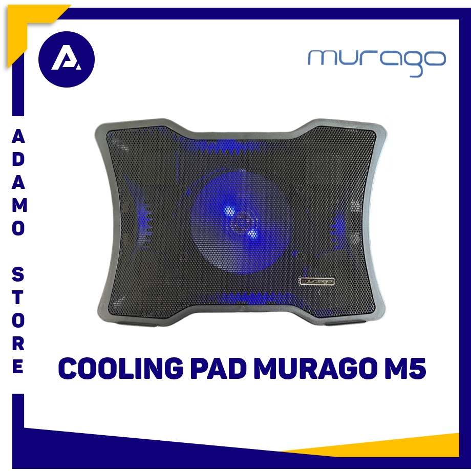 Cooling Pad Laptop Murago M5 Kipas Fan Pendingin Notebook