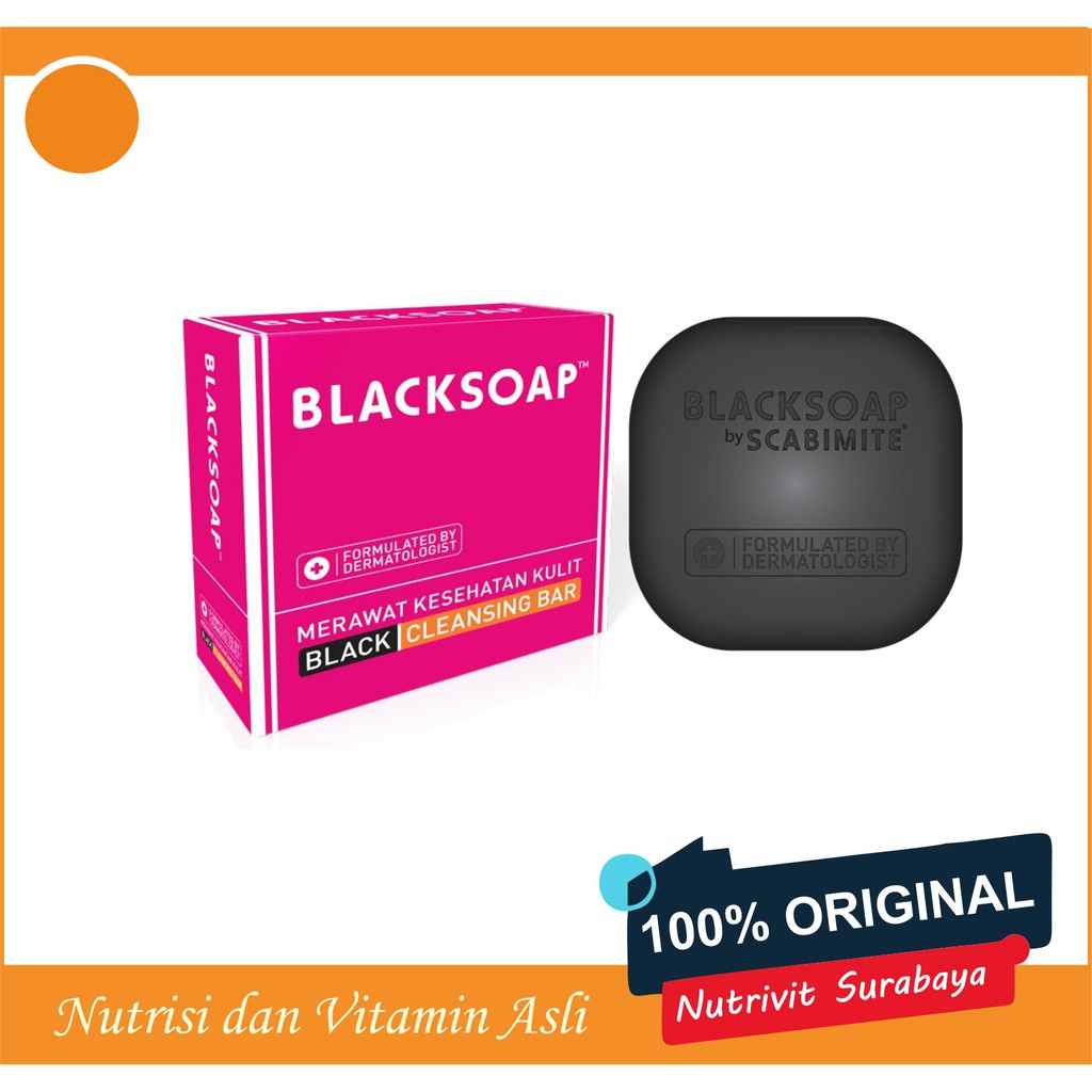 BLACKSOAP CLEANSING BAR/ SABUN GATAL SCABICID 60 GR