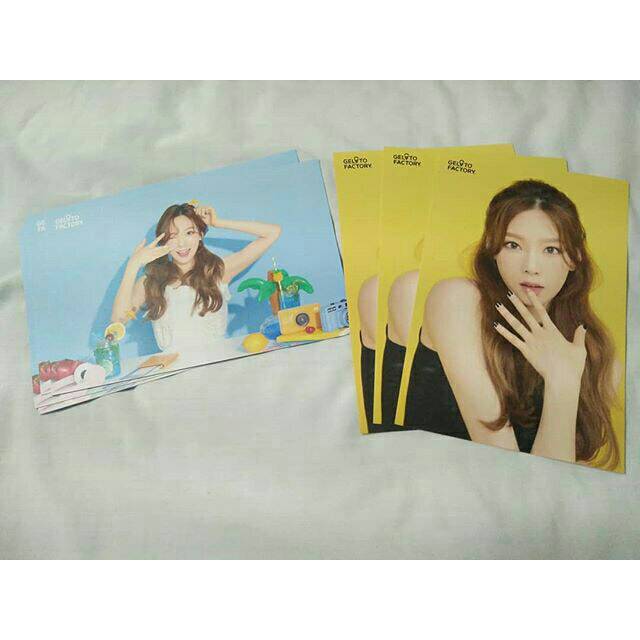 Taeyeon Gelato Factory Limited postcard