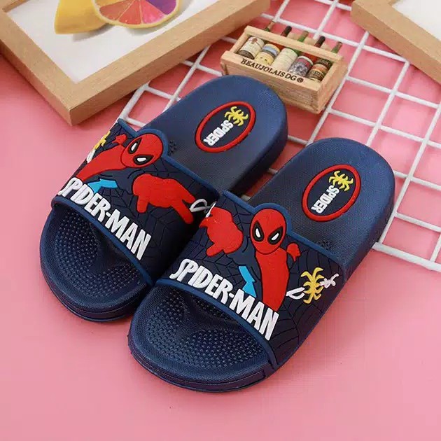 ho SANDAL  SPDIER MV Sandal  selop karet  lucu anak  Sandal  