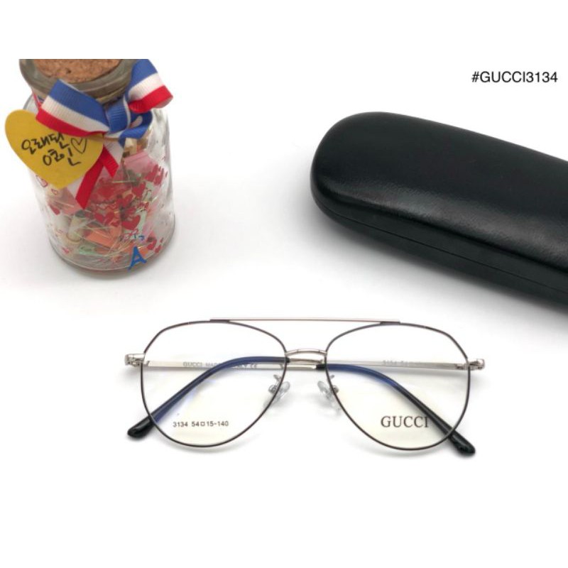 COD  KACAMATA FRAME GUCCI 3134 || KACAMATA BESI MINUS PRIA/WANITA