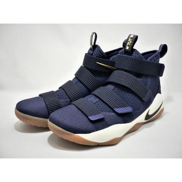 BI9 SALE Nike Lebron James XI 11 Soldier Navy Blue Perfect Kick PK Original SDWD