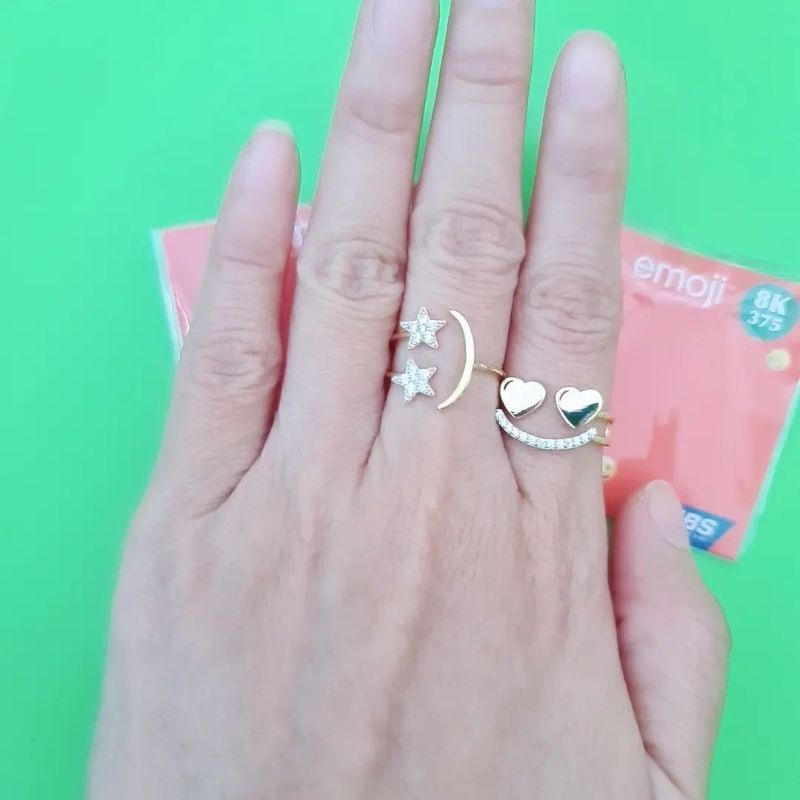 Cincin emoji smile unik lucu UBS kadar 8K 375