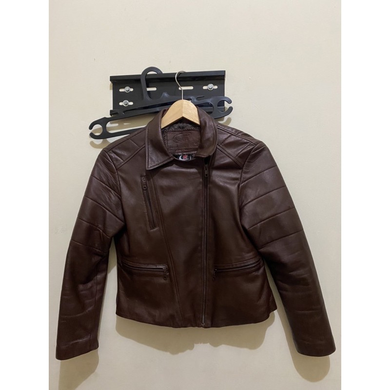 Jaket Kulit Wanita asli garut
