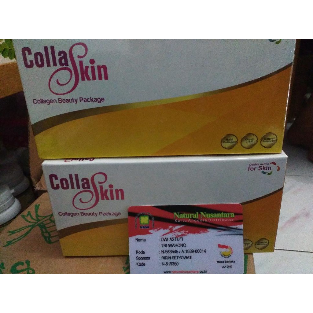 [ASLI] - COLLASKIN SKIN CARE ORIGINAL PRODUK NASA MEMUTIHKAN MENCERAHKAN DARI DALAM SELURUH BADAN