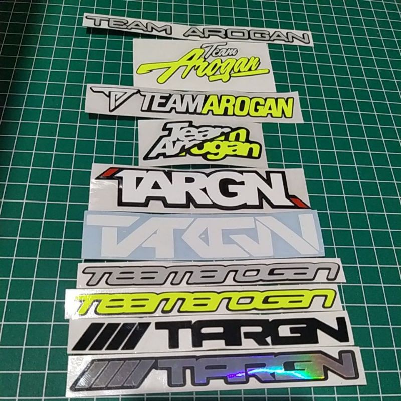 sticker team arogan all varian