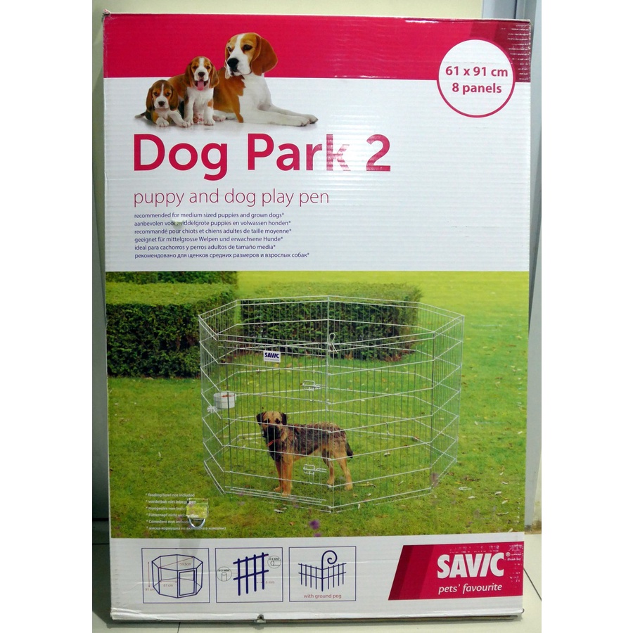 SAVIC DOG PARK 2 - KANDANG PAGAR ANJING / KELINCI / HEWAN KECIL