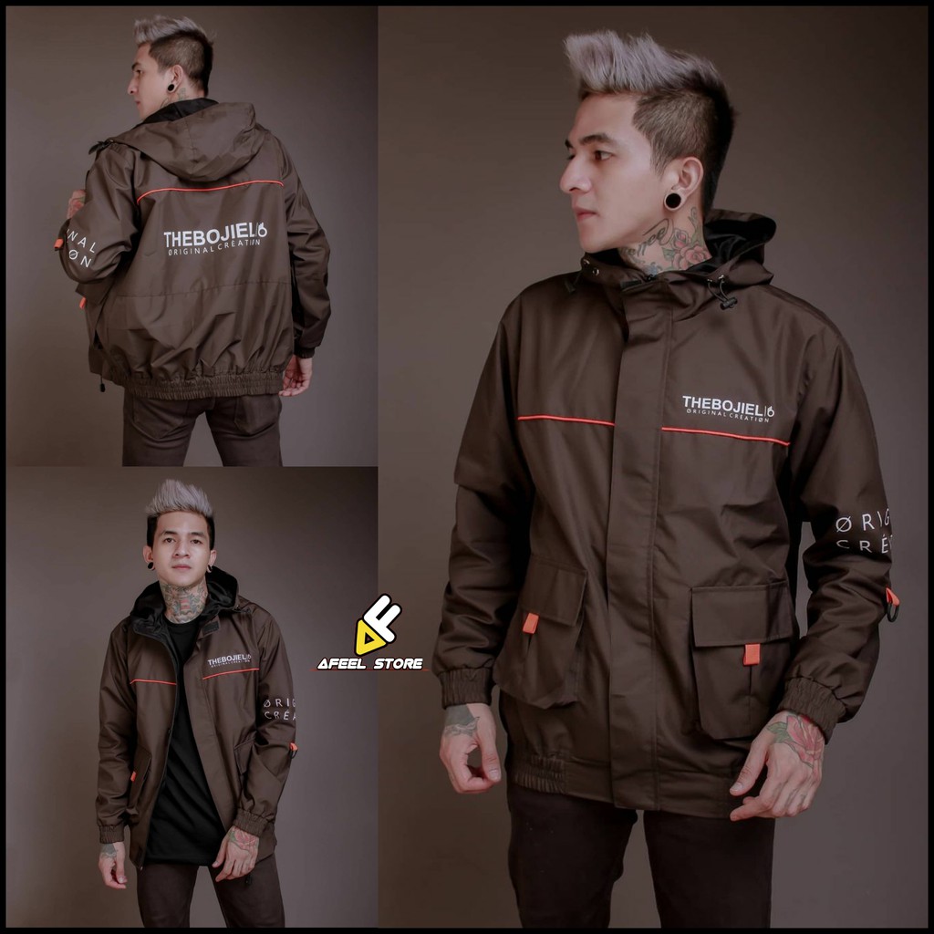 JAKET PARASUT PRIA WATERPROOF KAMSAY ORIGINAL THE BOJIEL  - JAKET PRIA TASLAN-AF 07