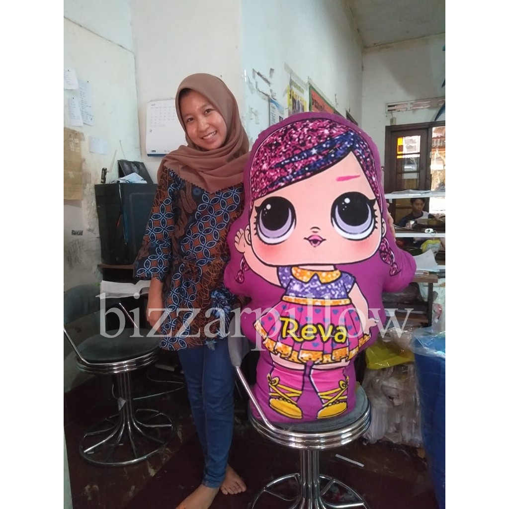 Bizzarpillow Bantal Karakter LOL Surprise Size XL BZ090