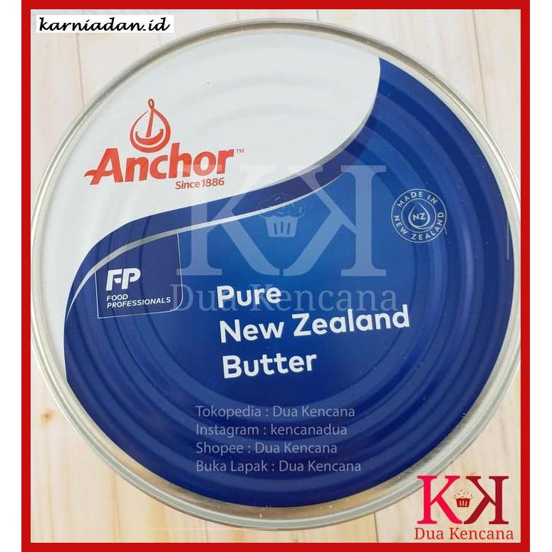 

Rettubagetnem- Butter / Mentega Anchor Golden Fern Pure New Zealand Butter 2 Kg -Asli-Slii.