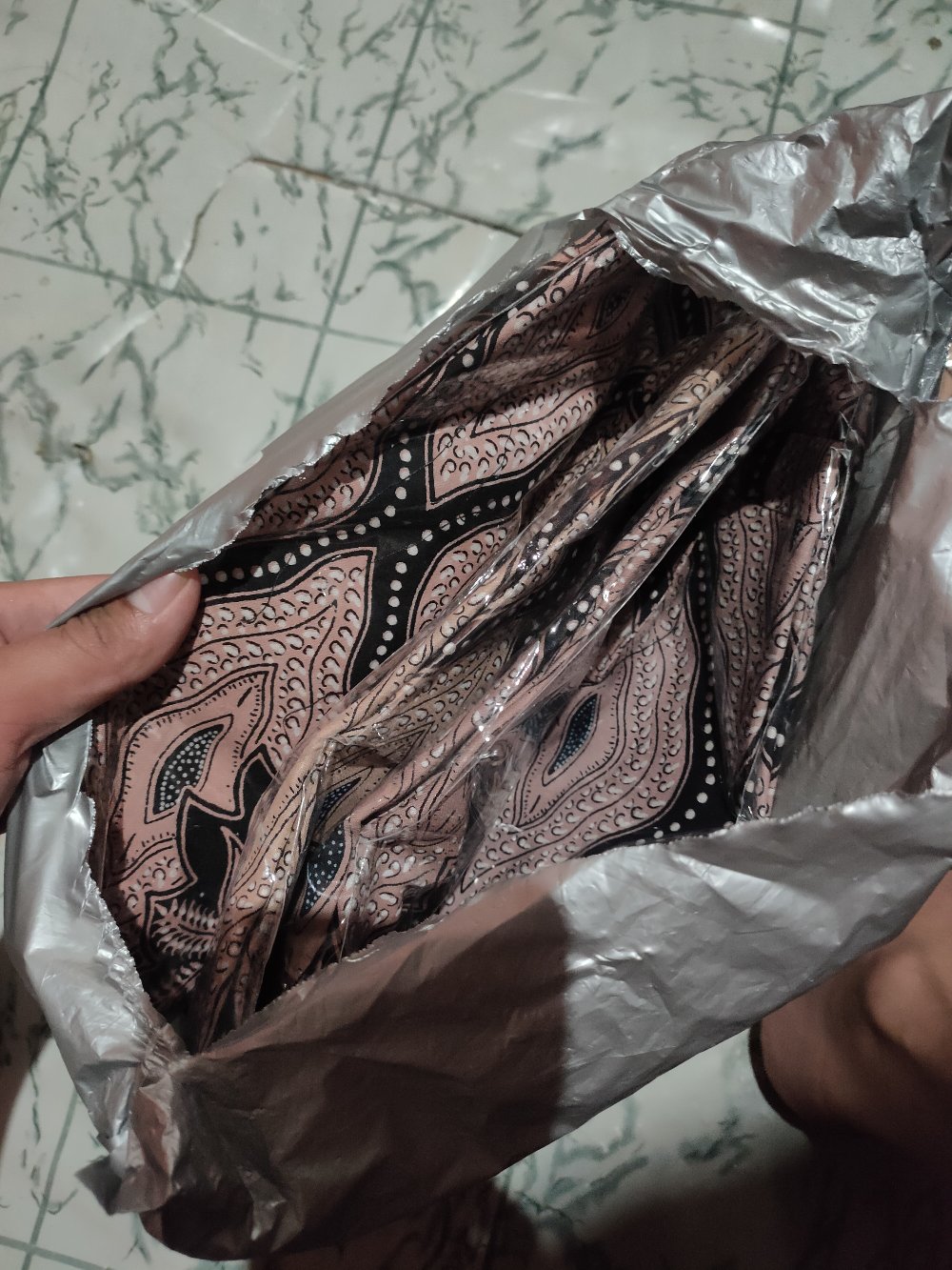Batik Pria Pari Mocca Size M - Xxl Batik Solo Halus Asli Katun Sragenan Full Furing