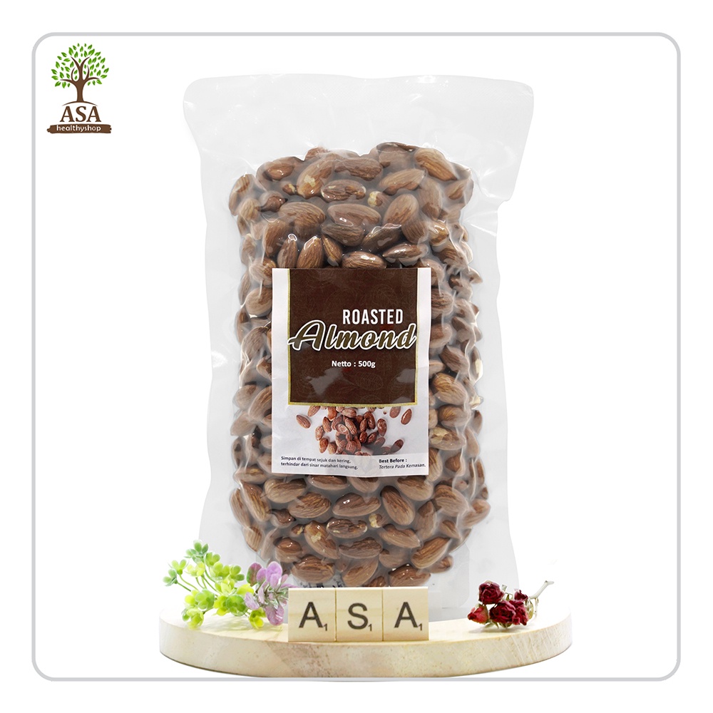 Roasted Almond/Kacang Almond Panggang 500 gram