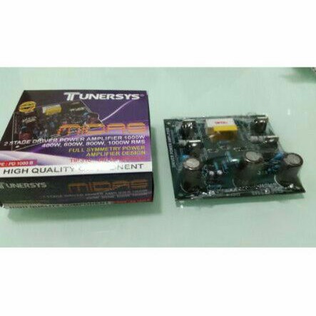 Kit Midas 2 Stage Tunersys Driver Power Amplifier 1000W 400W 600W 800W 1000W Full Symetry