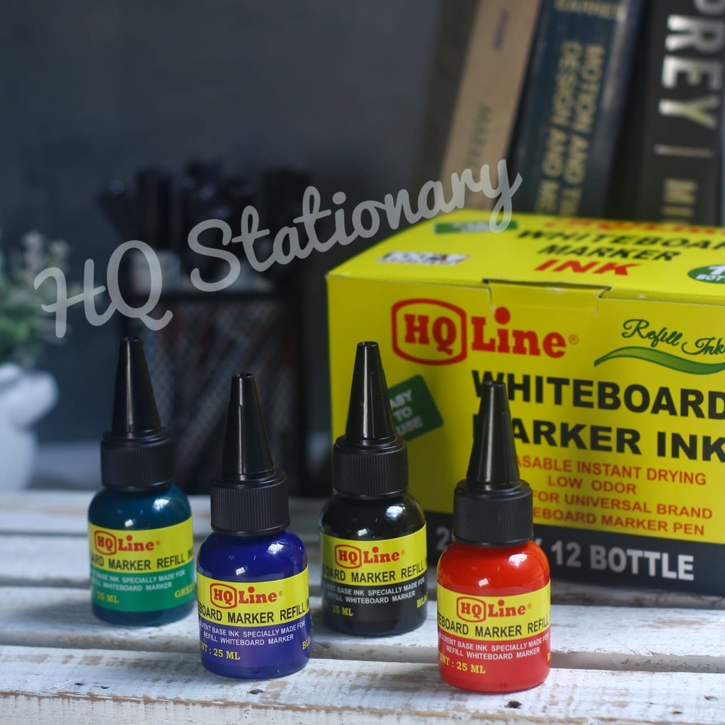 

Tinta Spidol White Board HQ Line kemasan 25 ml