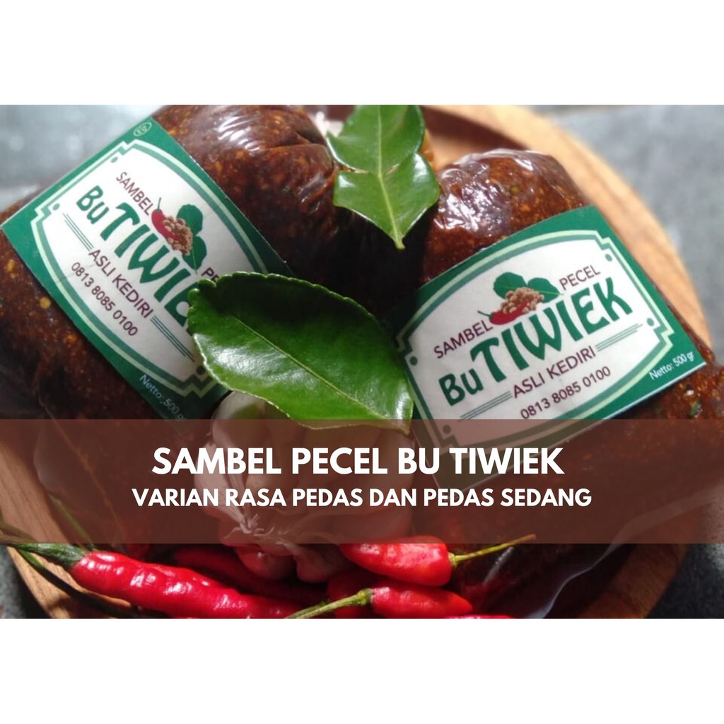 

Sambel Pecel Bu TIWIEK 1000 Gram