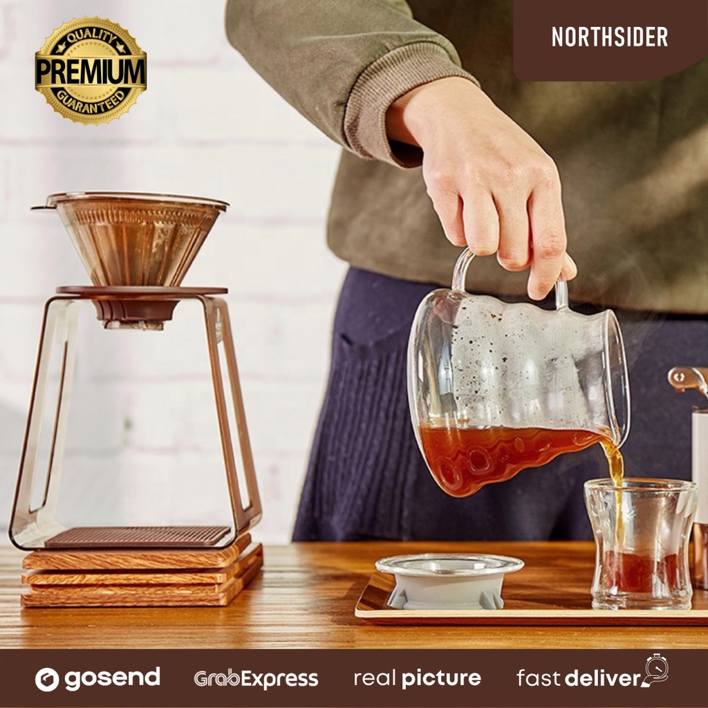 KOPI V60 DRIPPER POUR OVER STAND MANUAL BREW COFFEE TEA EM-010