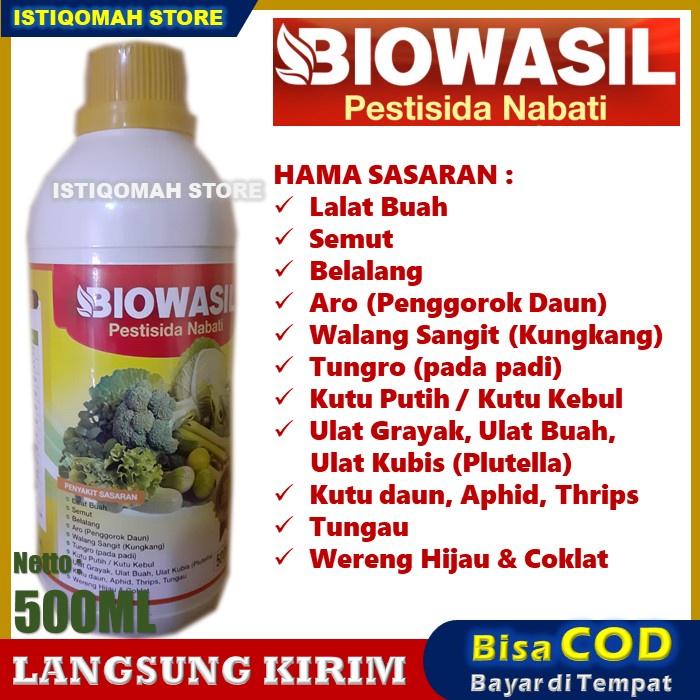 PROMO COD BIOWASIL 500ml Pupuk Cair Obat Lalat Buah untuk Cabe - Obat Lalat Buah pada Tanaman Cabe - Obat Lalat Buah Cabai Cabe Paling Ampuh - Obat Insektisida Pembasmi Lalat Buah Cabe - Obat Paling Ampuh Untuk Lalat Buah Cabe TERLARIS