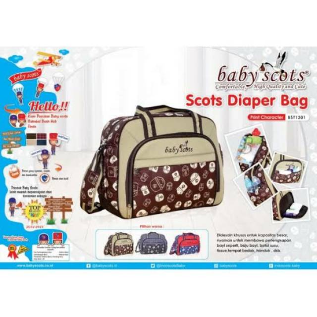 j/x Tas Bayi Baby Scots BST1301