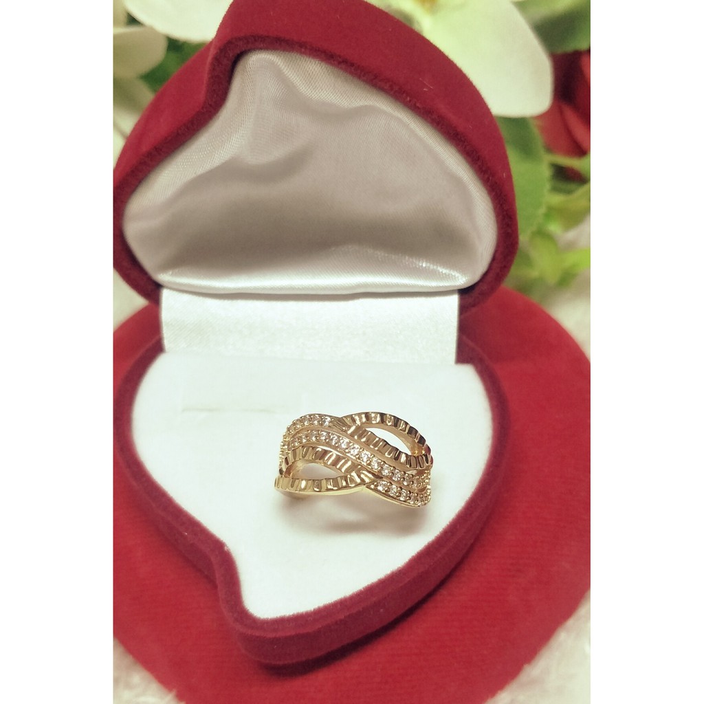 cincin dubai  - perhiasan lapis emas 22k