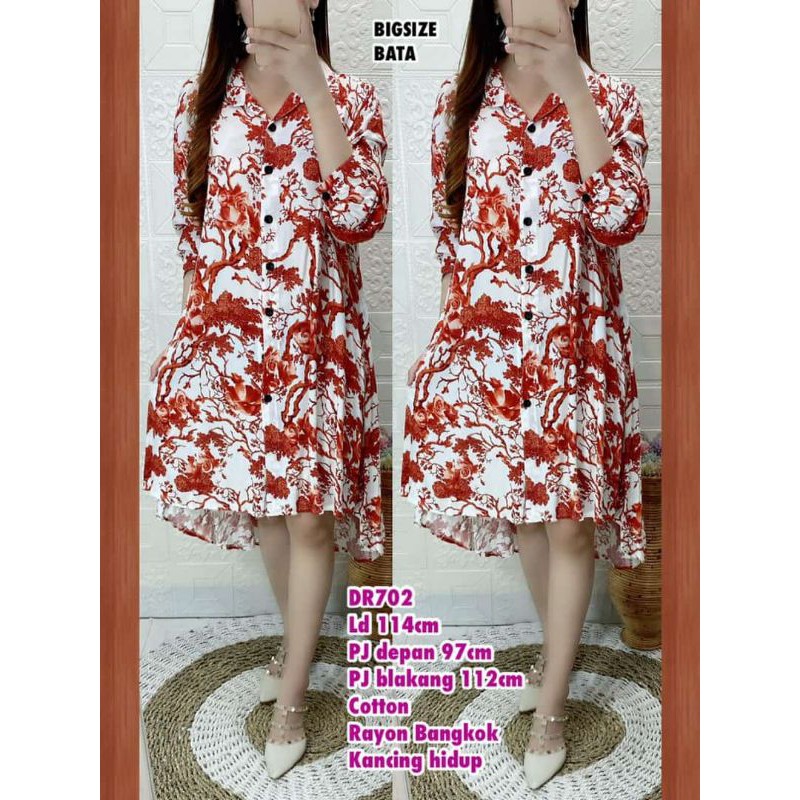 Dr702 dress rayon bangkok