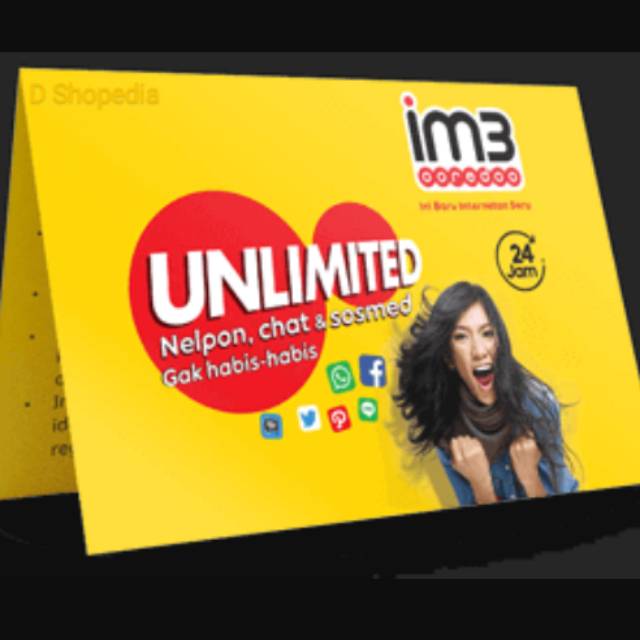 Kartu Perdana Indosat IM3 Ooredoo