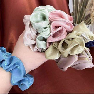 NEW Ikat Rambut Lingakaran Besar Satin Glitter Shopee NEW Ikat Rambut Lingakaran Besar Satin Glitter Shopee
