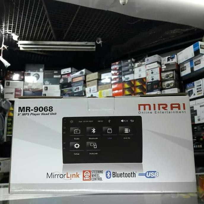 New Double Din Mirai Mr-9068 9" Oem New Ertiga & Innova Reborn + Frame