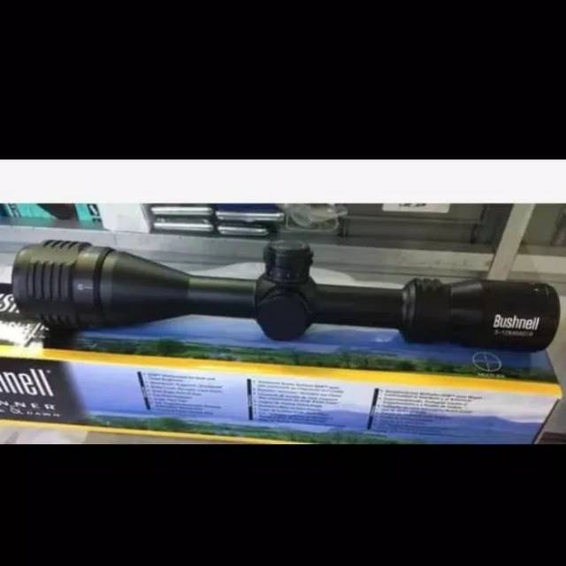 TELESCOPE RIFLESCOPE TELESKOP BUSHNELL 3-12X40 AO IR HUNTING GLASS