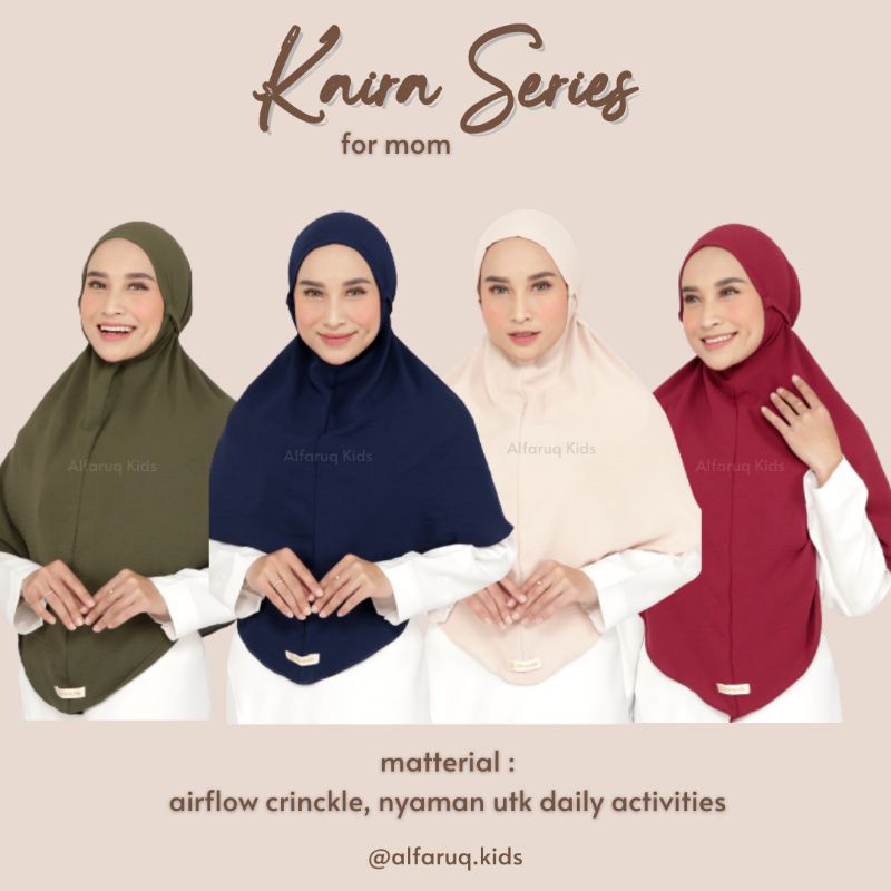 Daily Hijab Bergo Instan Dewasa Airflow Crincle