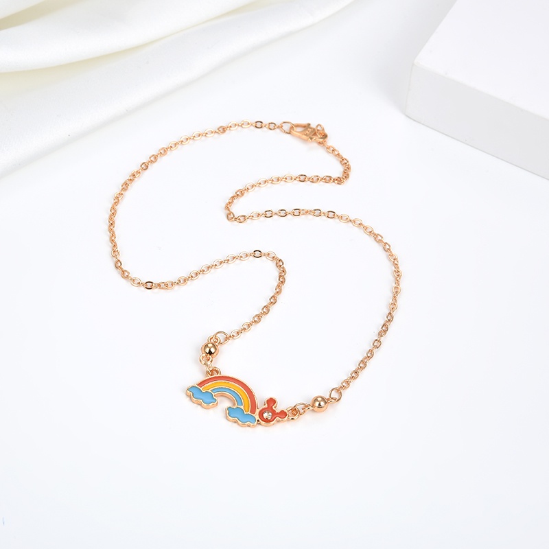 kalung titanium anak wanita emas muda nama murah korea anti karat asli anti karat model selamanya 115n