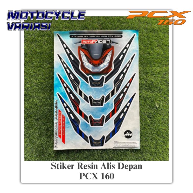 Stiker PCX 160 Stiker Lampu Depan PCX 160 Stiker Alis Depan PCX 160 Resin Premium