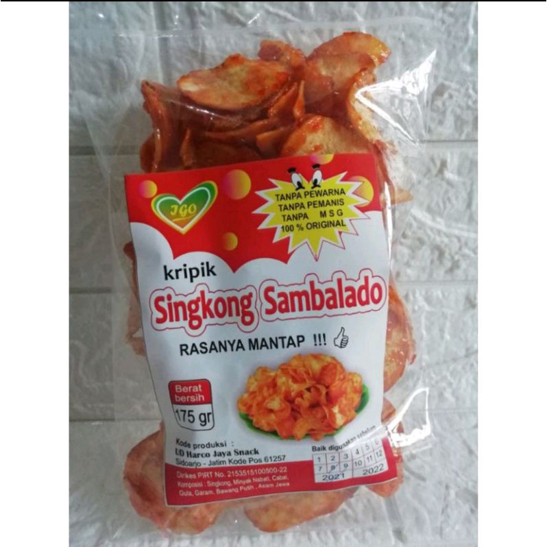 

Singkong Sambalado 175 Gram