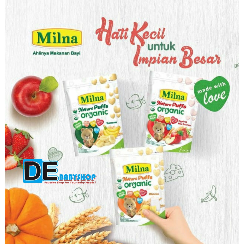 MILNA Nature Puff PUFFS Organic Pouch - 15gr