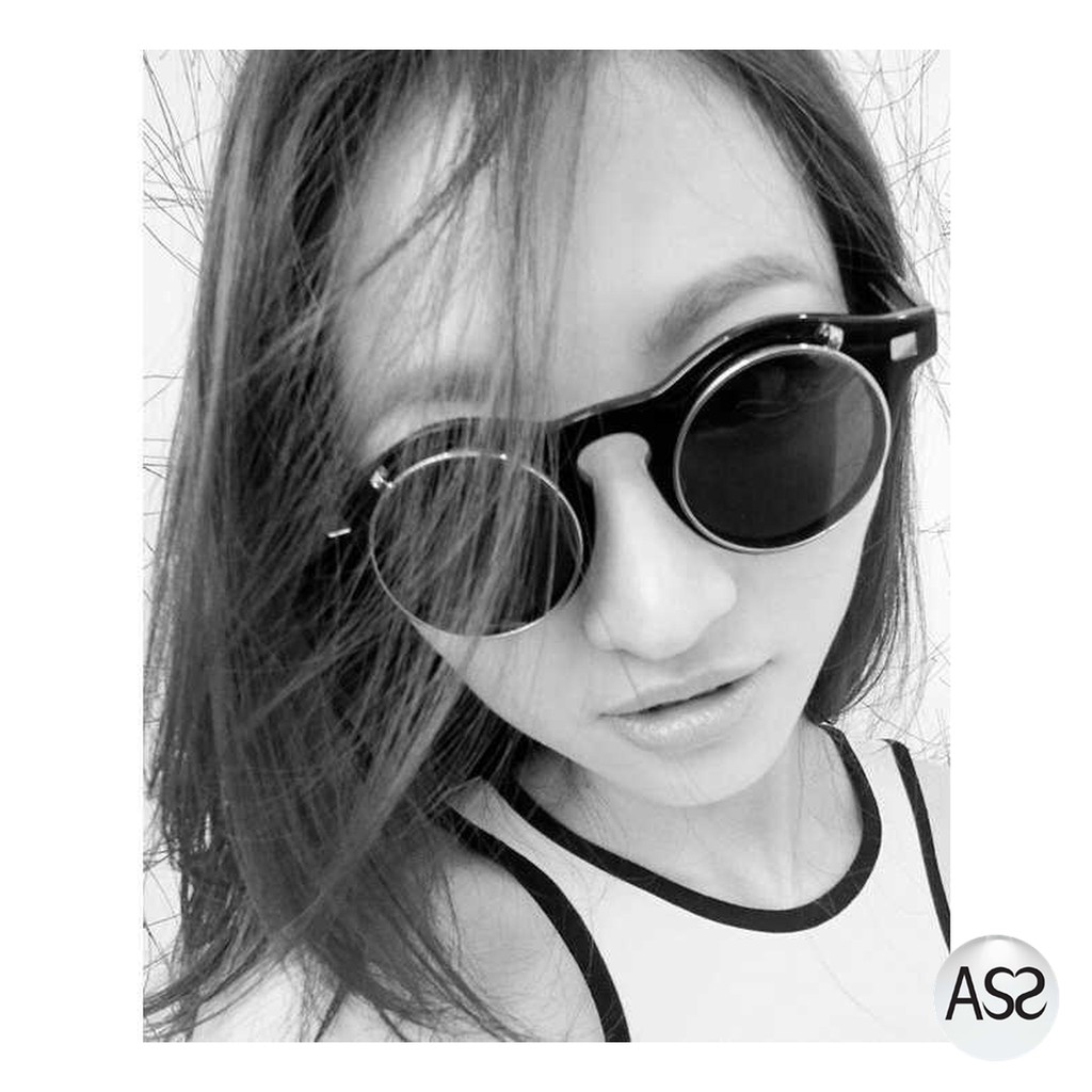 ASS Shop - MOLNIYA Kacamata Fashion Double Frame Steampunk - NE60