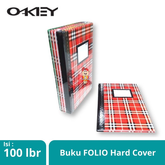 

Buku Folio / hard cover / buku akuntansi Okey isi 100 lembar