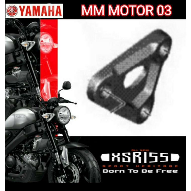 STAY HEADLIGHT 1 WHITE B1V-H4118-00 XSR155 BRACKET LAMP DEPAN KIRI ORIGINAL