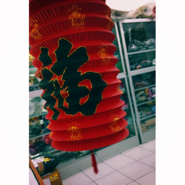 Lampion tabung Chinese new year imlek