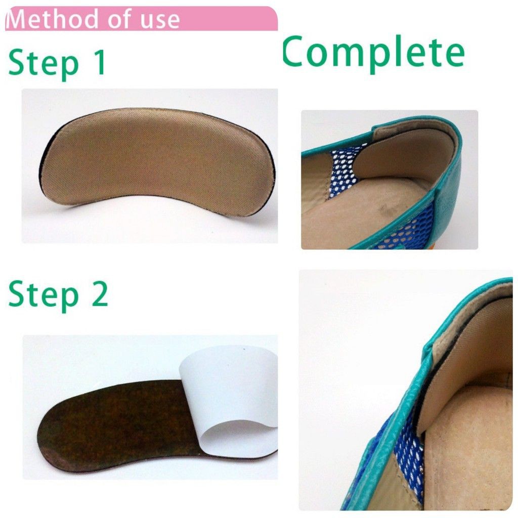 Heel Cover (Isi 2 pcs) / Foot Sponge Pad / Spon Pelindung Tumit Sepatu Hak Tinggi