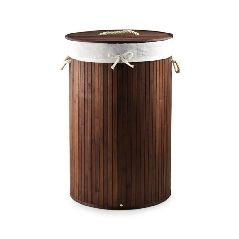 Keranjang Laundry Bambu 39x60 Cm