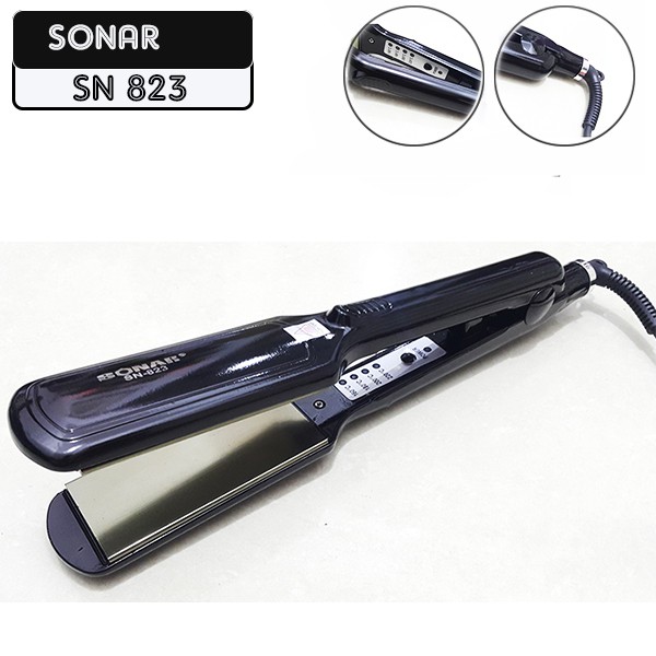 Catokan Sonar SN 823 Catokan 2in1 , Catokan Lurus Dan Curly , Catokan Ion , BEST SELLER